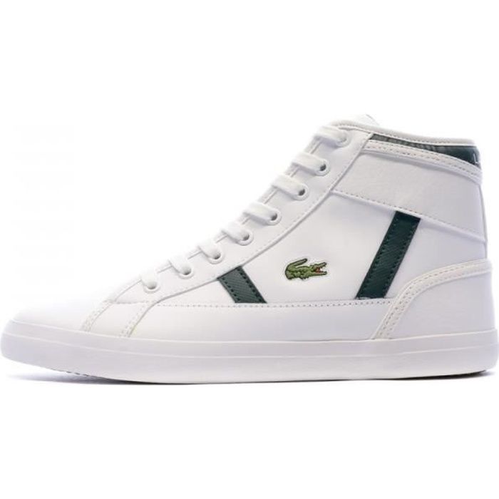 basket blanche femme lacoste