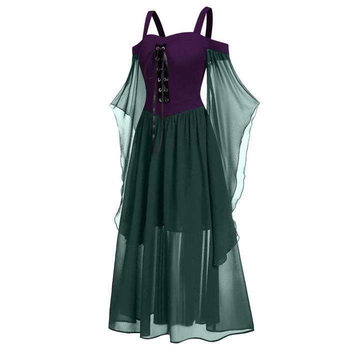 Robe de sorci re D guisement de Sorci re femme Gothique Cosplay