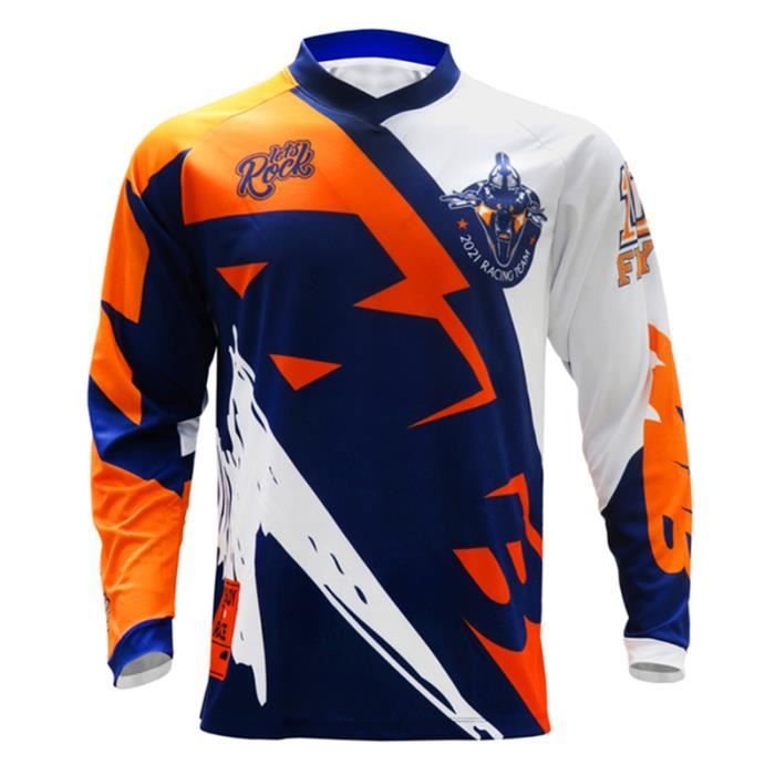 Maillot Descente VTT / Motocross - Manches Longues - Polyester - Unisexe - Neuf
