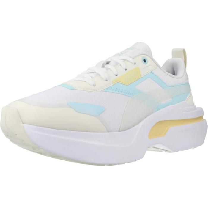 Puma Chaussure Puma Yellow Modèle Kosmo Rider Soft Wns - Coleur Blanc