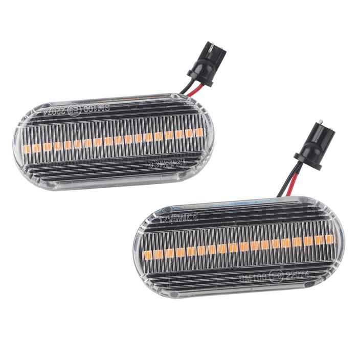 Feux De Position Latéraux LED Ambré Pour BMW E87 E92 - 1 Paire Neuve - PMMA/ABS