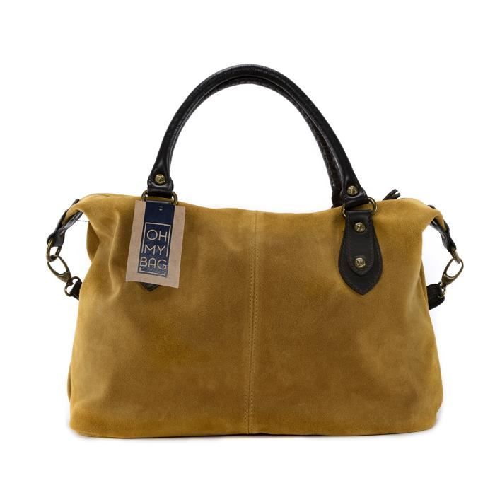sac bandouliere nubuck camel
