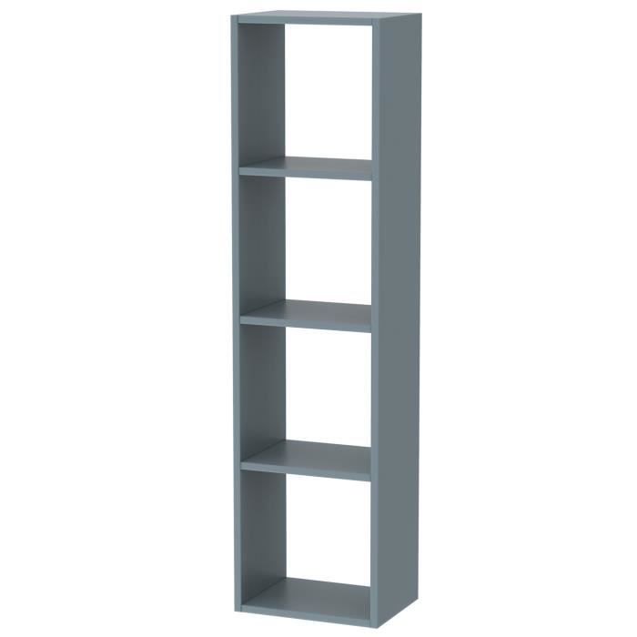 Etagère - Séparateur de pièces coloris bleu - Hauteur 130 x Longueur 34 x Profondeur 25 cm Etagère - Séparateur de pièces coloris bleu - Hauteur 130 x Longueur 34 x Profondeur 25 cm