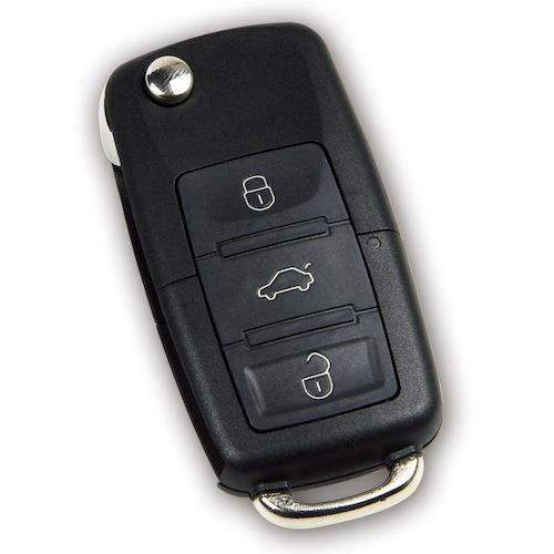 Cle plip pour audi a2 a3 a4 a5 a6 a8 tt 3 boutons format rectangulaire coque telecommande @pro-plip