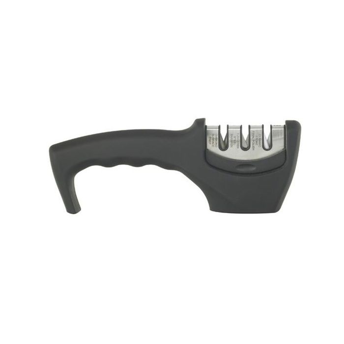 Aiguiseur De Couteaux Hotec - Double Fonction (carbure Et Céramique) - Pour Couteaux Et Ciseaux - Compact Et Pliable - 2