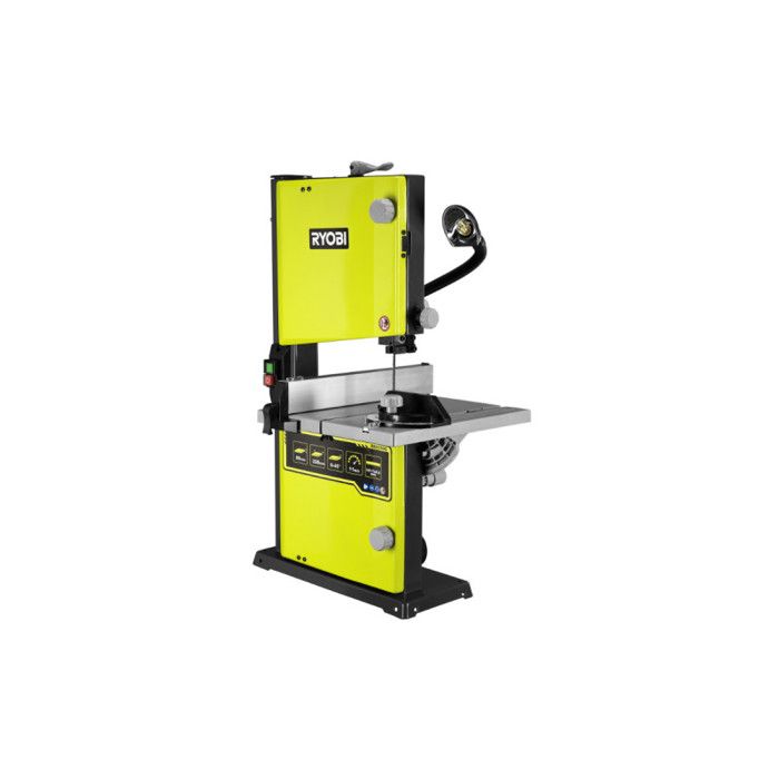 Scie à ruban RYOBI 250 W Largeur de passe 228 mm Capacité de coupe 228mm Lampe de