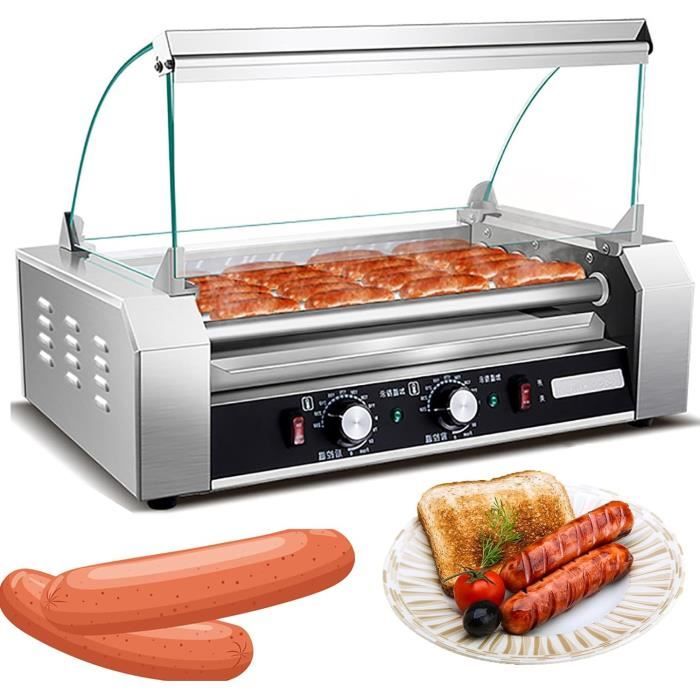 Poêle à Saucisses En Fonte 4 Fentes - Pour Hot-dogs, Barbecue, Camping, Cuisson Extérieure