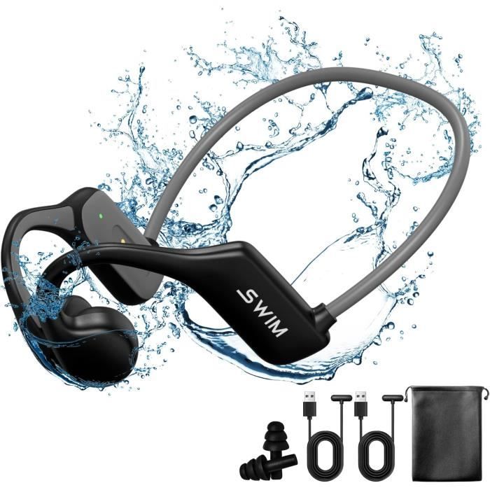 Écouteurs Open Ear Sans Fil Bluetooth - Conduction Osseuse Sport | Arceau, 24h Autonomie, Étanches