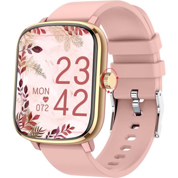 Montre Connectée Fitness Tracker Hommes Femmes Moniteur De Fréquence Cardiaque Tensiomètre