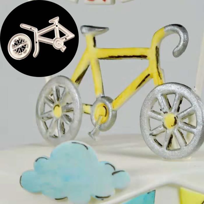 2pcs Roue De Bicyclette Moule De Cuisson Patisserie Fondant Au Chocolat Outil De Decoration De Gateau Blanc Achat Vente Moule 2pcs Roue De Bicyclette Moule Cdiscount