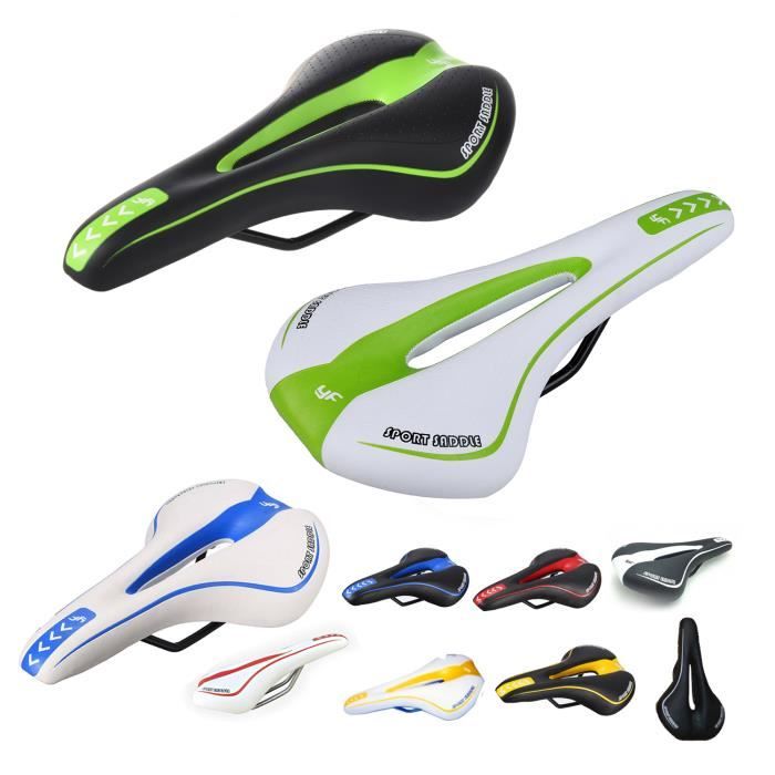 Siège de vélo,Red--Selle De Vélo En Gel Pour Vtt, Siège De Vélo De