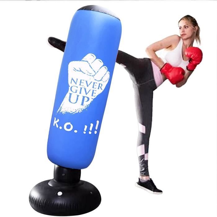 Boxerpoint Sac de frappe gonflable pour enfants – Sac de boxe debout de 160  cm pour enfants, garçons et filles, entraînement karaté, boxe, taekwondo