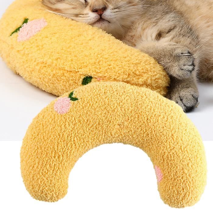 Meilleurs prix pour Oreiller pour animaux - Confortable - Chien - Forme de lune - Velours - Intérieur