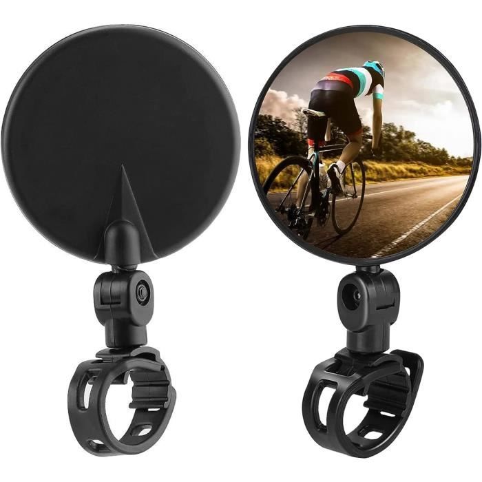 Rétroviseurs De Vélo Réglables 360° - 2 Pièces - Pour VTT, Vélo électrique, Sécurité Accrue