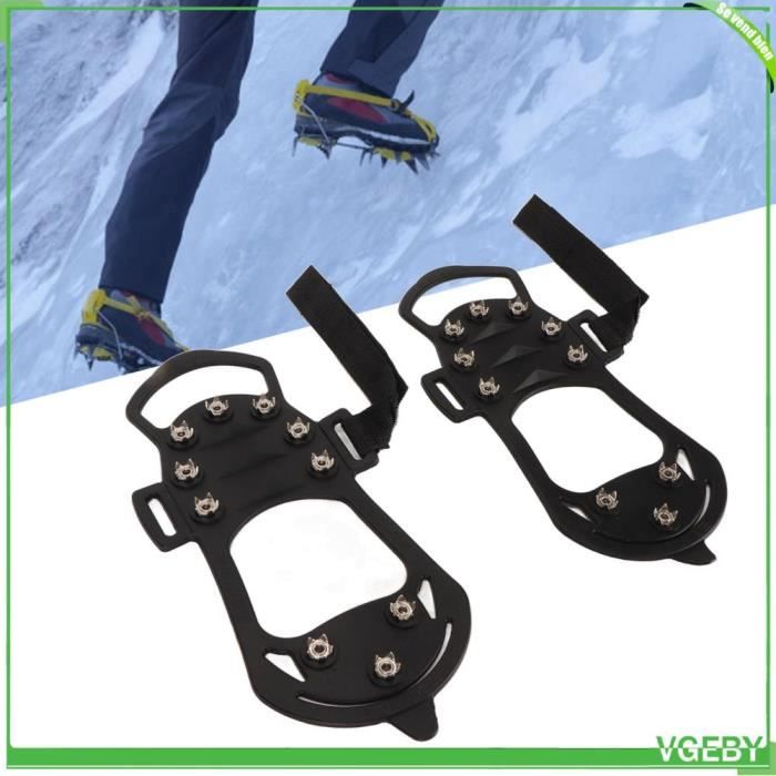1 Paire Crampons Pointes Crampons Antidérapants Chaussures Anti-Slip  Crampons de Neige ,Protection Antiglisse (S) ABIL - Cdiscount Sport