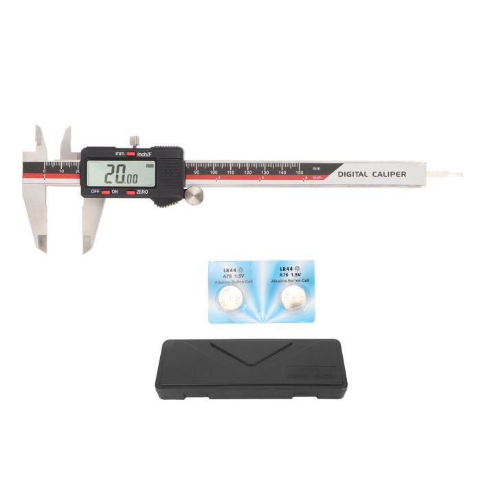 Pied à Coulisse Digital 100mm / 4 Pouces - Outil De Mesure Électronique Précis Avec Écran LCD