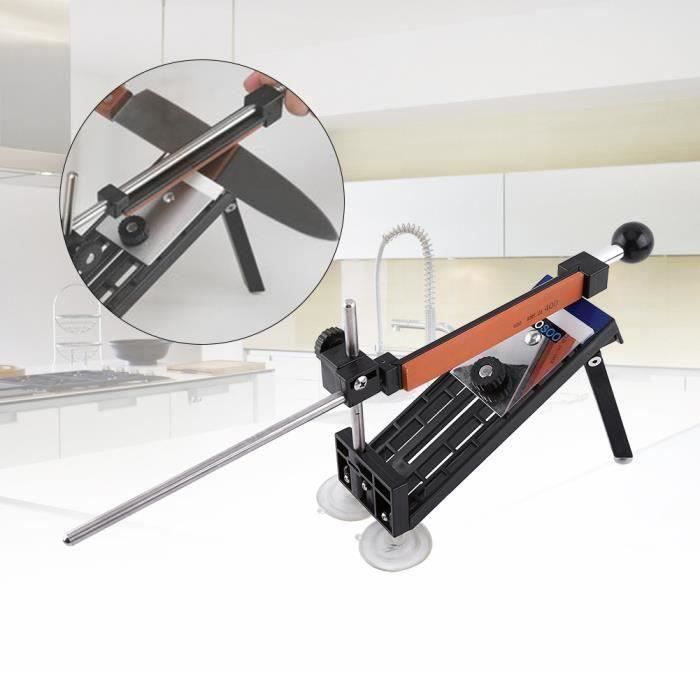CWOVRS Aiguiseur de Couteaux Professionnel, RX-008 Affûteur Couteaux à Angle Fixe à 360