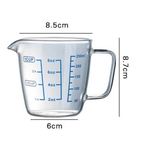 Bécher Verre Gradué 10ml - Borosilicate - Résistant à La Chaleur 520°C