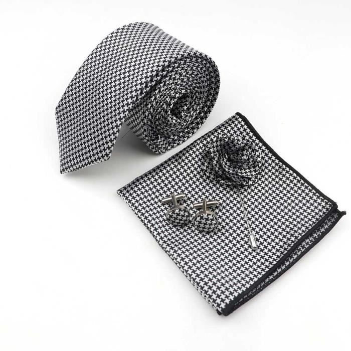 Clip Cravate Honey Bear - Barre De Broches En Laiton - Argent/Noir/Or - 65mm - Accessoire Élégant Homme