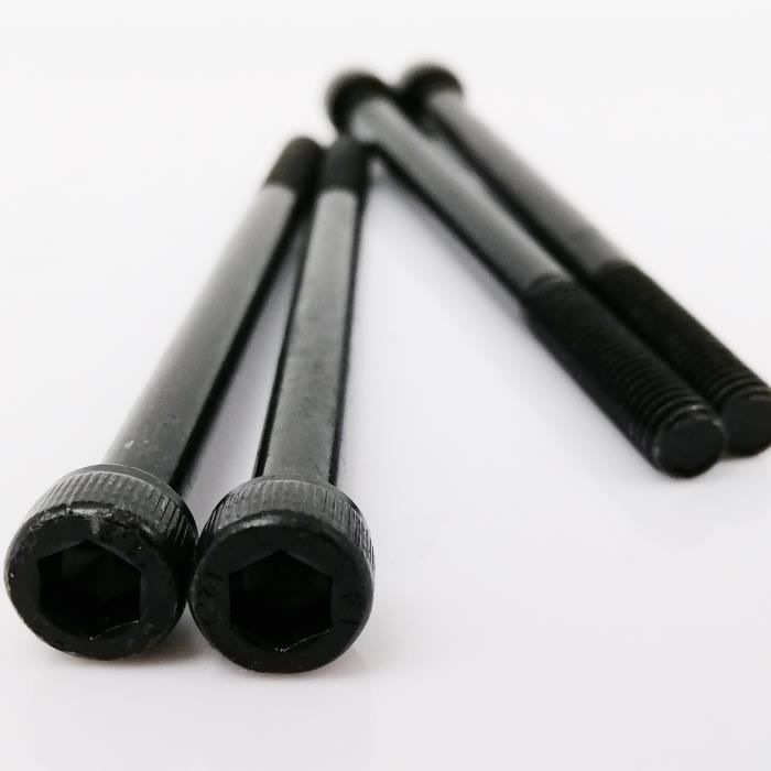 Lot De 40 Vis M8x16mm – Boulons Acier Carbone Qualité 8.8 Noir – Uxcell