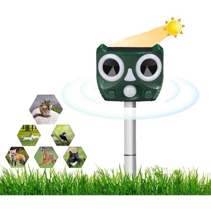 Répulsif Ultrason Chat Répulsif Ultrason Solaire Animaux - Anti