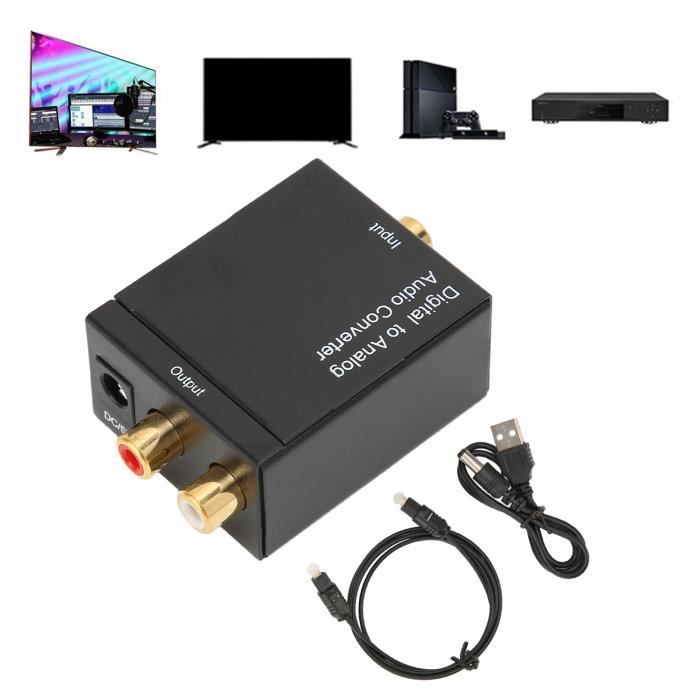 Adaptateur USB-C Vers Sortie Optique SPDIF - Convertisseur Audio Pour Home Cinéma, Gaming Et Studio - Plug & Play