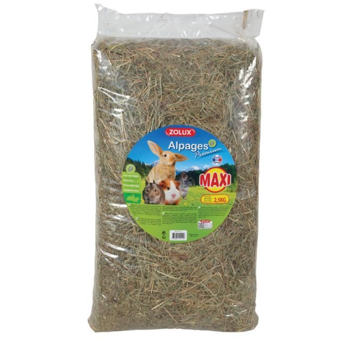 Comparer les prix de Foin Lapin Et Rongeur Alpages Premium 2,5kg – Zolux