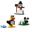 SHOT CASE - LEGO 11012 Classic Briques Blanches Créatives Premier Jeu de Construction avec Bonhomme de Neige pour Enfant de 4 Ans-1