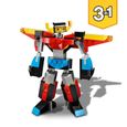 LEGO® Creator 31124 Le Super Robot, Jouet 3 en 1 Robot Dragon Avion-1