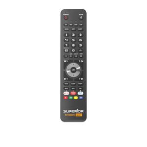 Télécommande Universelle Re-Flix Superior Light – 4 En 1 – Préprogrammée Pour TV SABA L22V884 – Piles AAA Non Incluses