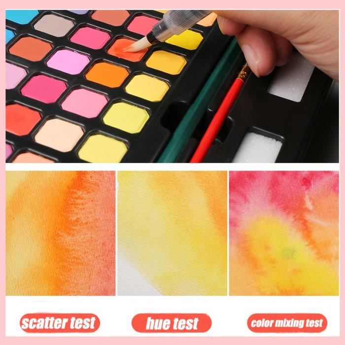 Ysaca Aquarelle Métallique 20 Couleurs Changeantes – Palette Compacte – Art Et Artisanat – Débutants à Pros