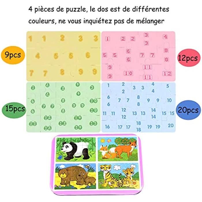 YAOZUP Jouet Puzzle 4 En 1 Montessori Dinosaures - Puzzle Enfant 3D Rotatif Éducatif Dès 2 3 4 5 6 Ans Puzzle 4 En 1 Enfants YAOZUP Jouet Puzzle 4 En 1 Montessori Dinosaures - Puzzle Enfant 3D Rotatif Éducatif Dès 2 3 4 5 6 Ans Puzzle 4 En 1 Enfants
