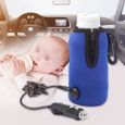 Drfeify chauffe-biberon Réchauffeur portatif de tasse de lait d'eau de biberon de bébé de DC 12V dans la voiture pour voyager-2