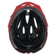 Casque VTT de vélo de Route Montagne Rouge Réglable 55-61 cm - Protection Professionnelle-Casque rouge + décoration texte blanc-2