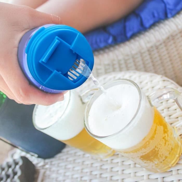 6 Pièces Couvercle De Canette De Boisson,Bouchon De Fermeture Couvercle Bocaux Réutilisable,Fermeture De Canette De Boisson Aux Canettes De Bière,Bouteilles De Soda Et Canettes-Trois Couleurs