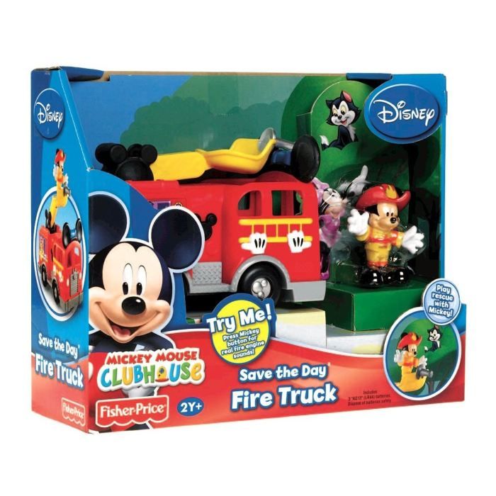 ☺ Camion De Pompier Sonore Mickey Mattel Année 2011