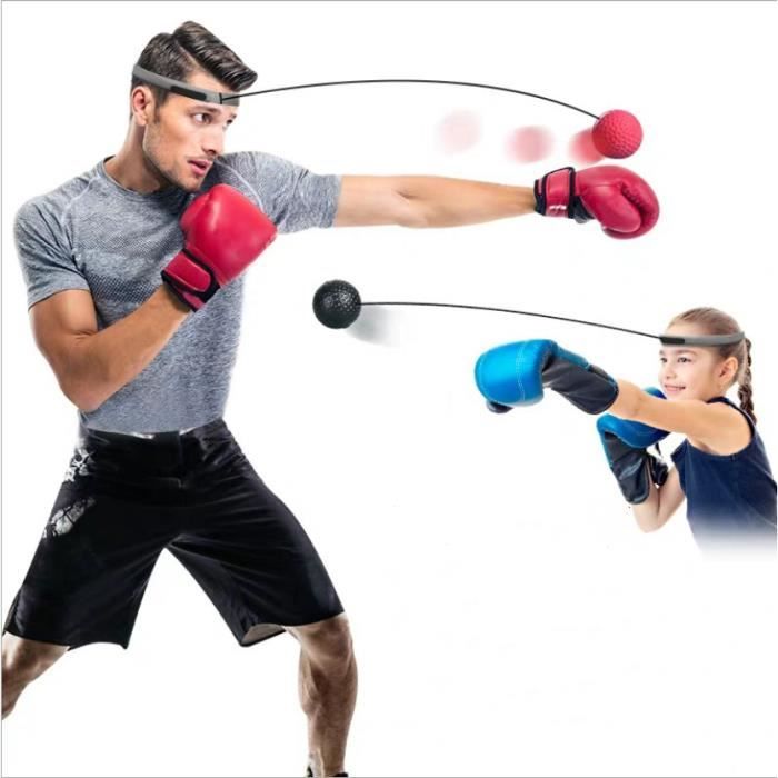 3 * Balle réflexe de boxe Boxe Reflex Ball Train à la maison équipement Gym  exercice combat Bundle New Fun MMA - Cdiscount Sport