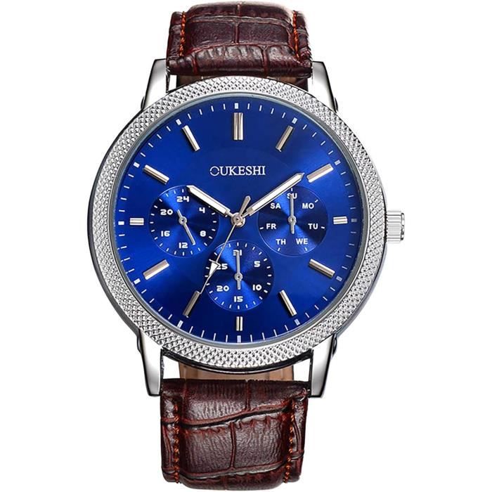 Bracelet Montre Homme Acier Noir 18mm – Vintage Années 90, Solide Et Qualité Suisse