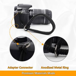 Lot De 5 Attaches Rapides Pour Sangle D'appareil Photo - Clips Dégagement Rapide + Boucles D'ancrage - Couleurs Assorties