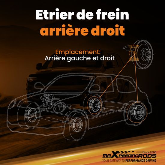 Frankberg Étrier de Frein Arrière Gauche Compatible avec A6 4B2 C5 1.8L-3.0L 1997-2005 A6 Avant 4B5 1.8L-3.0L 1997-2005 Remplacer# 8E0615423A Frankberg Étrier de Frein Arrière Gauche Compatible avec A6 4B2 C5 1.8L-3.0L 1997-2005 A6 Avant 4B5 1.8L-3.0L 1997-2005 Remplacer# 8E0615423A