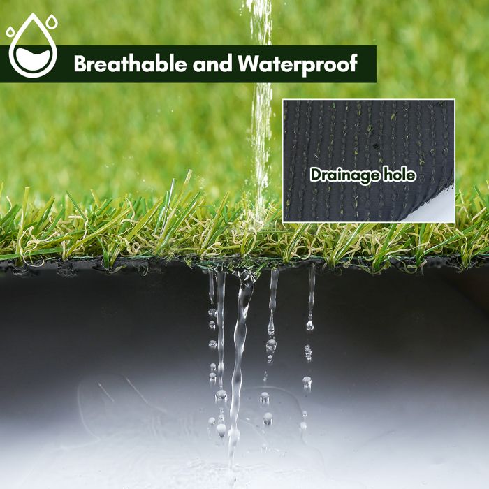 Voile D'ombrage Rectangulaire 170x600 Cm - Imperméable, Anti-UV 98%, Avec Kit De Fixation