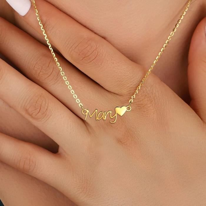 Bijouterie Collier Prenom Femme Collier Personnalisé Pour Enfant