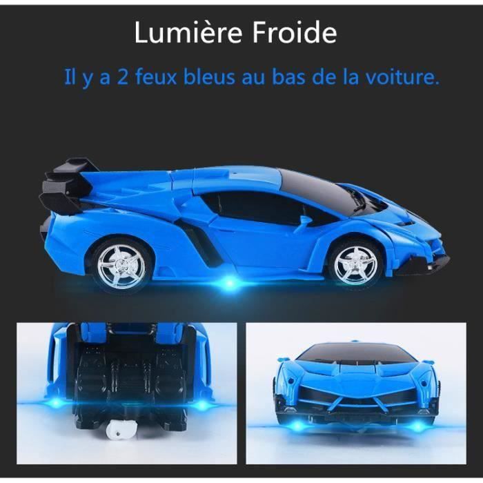 Voiture transformable pour ,Voiture électrique transformée | Allumez la voiture jouet électrique Transform | Figurines de
