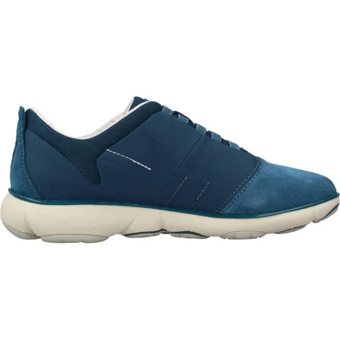 Basket Femme GEOX 60349 Bleu Semelle Micro Gome