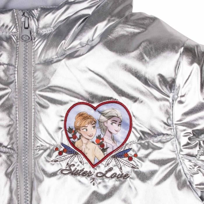 Doudoune la reine des neiges Enfant DISNEY Argent Cdiscount Pret a Porter