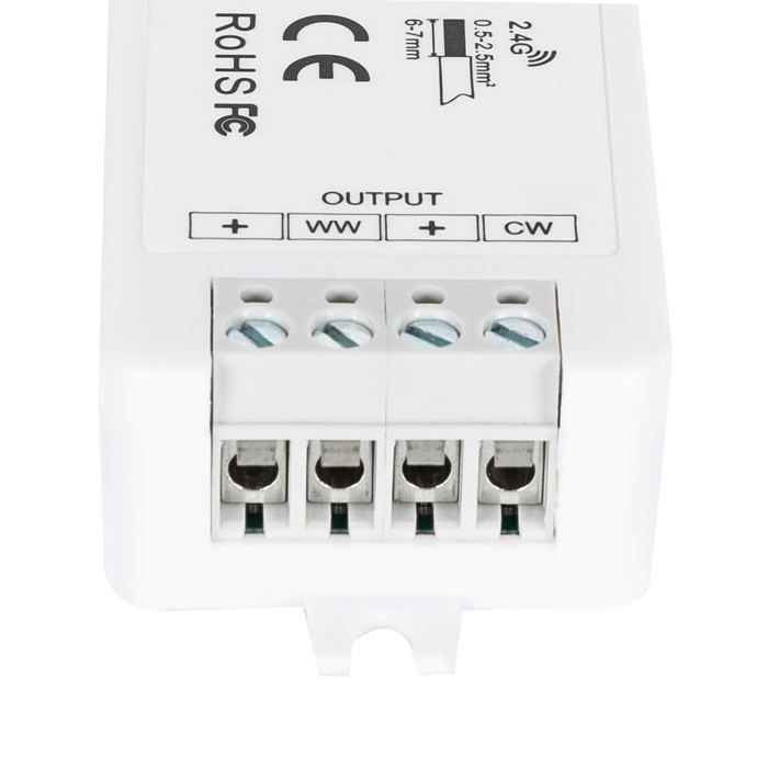 Flasheur, clignoteur et variateur de luminosité avec télécommande pour ruban led unicolore