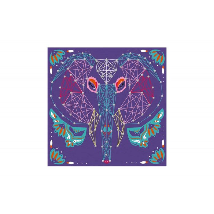 Janod - Coffret Fils Tendus - Animaux de la Jungle - Les Ateliers Déco - Kit Loisirs Créatif Enfant - 2 Tableaux à Réaliser - Motricité Fine et Janod - Coffret Fils Tendus - Animaux de la Jungle - Les Ateliers Déco - Kit Loisirs Créatif Enfant - 2 Tableaux à Réaliser - Motricité Fine et