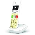 Téléphone Fixe sans Fil - GIGASET - E290 Duo Blanc - Grand écran - Larges touches - Audio Boost-5