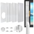 4 Pièces Kit Calfeutrage Climatiseur Fenêtre Kit Fenetre pour Climatiseur Mobile Kit fenêtre climatiseur Mobile Convient