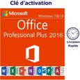Logiciel - Microsoft - Office 2016 professionnel Pro Plus - Clé Licence d'activation-0